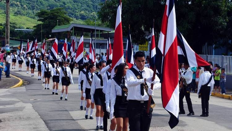 Costa Rica Onafhankelijkheidsdag in Hojancha
