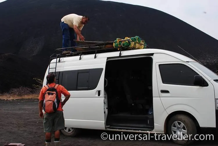 Backpacking Imbarco Sul Vulcano Nicaragua Dsc