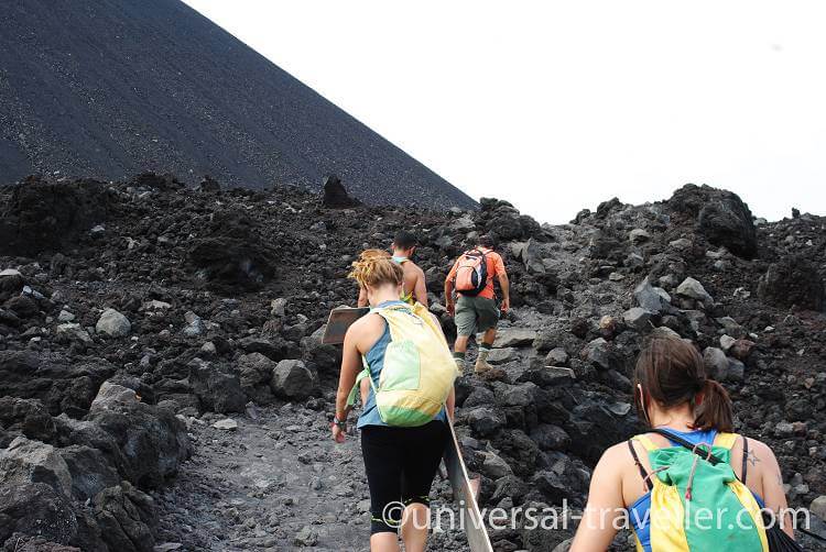 Backpacking Imbarco Sul Vulcano Nicaragua Dsc