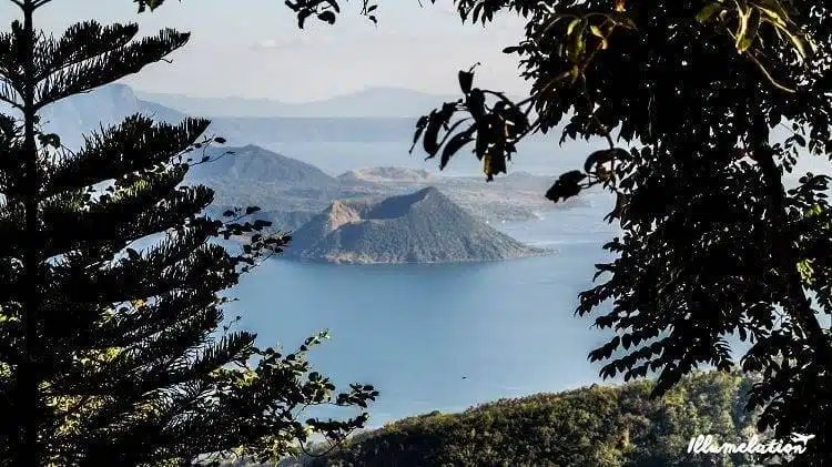 Taal Volcano and Lake in Tagaytay.