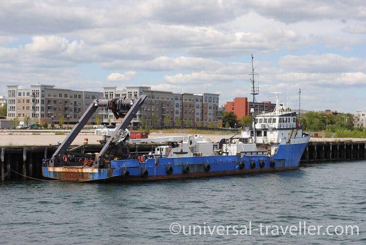 A Garbage Collection Boat.