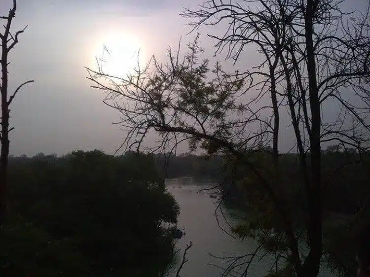 Deer Park and Lake view from Hauz Khas Village