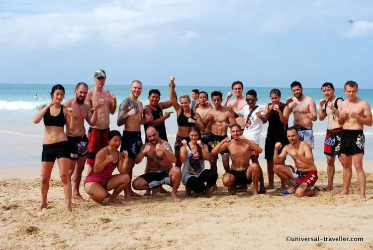 El Entrenamiento En La Playa Fue Estupendo.