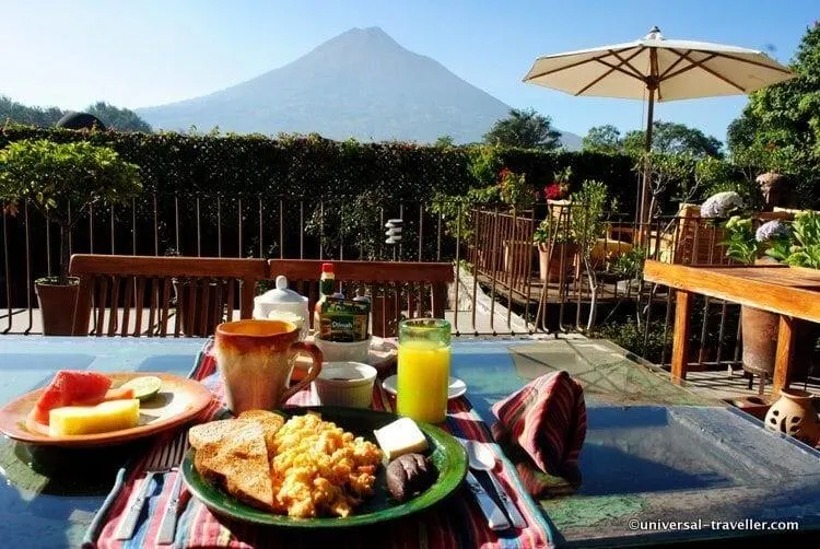 The Breakfast With View On The Volcano Was For Me The First Highlight Of The Day.