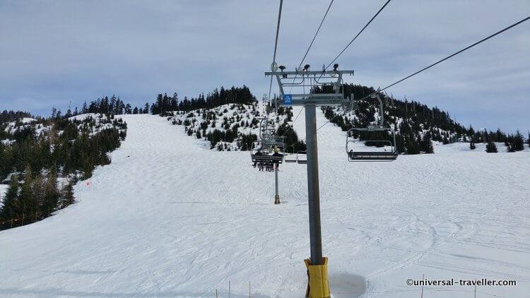 Skifahren Cypress Mountain Vancouver Kanada