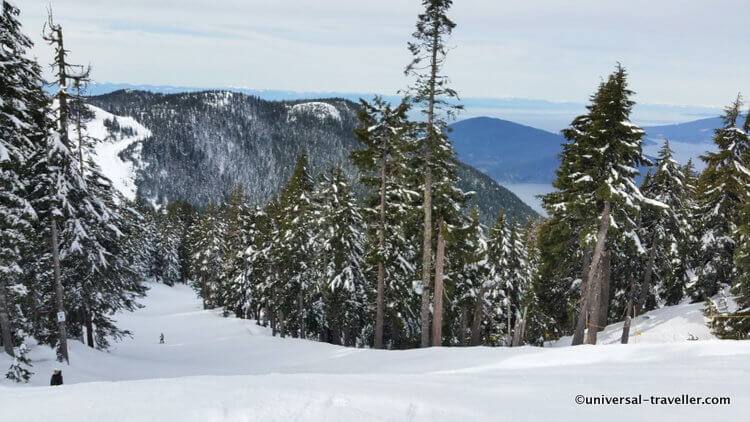   Skifahren Cypress Mountain Vancouver Kanada
