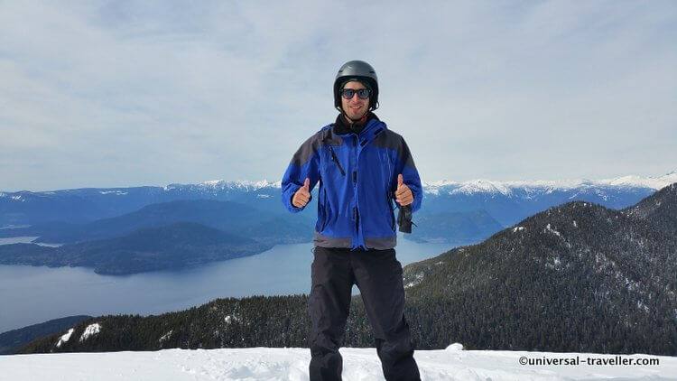 SkiëN Op Cypress Mountain Vancouver Canada.