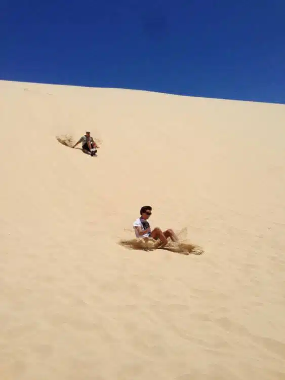 My city Newcastle, Australia - Sandboarding at Anna Bay
