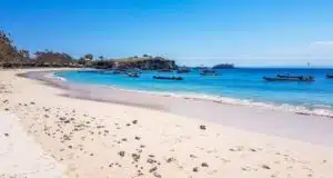 Pink Beach Lombok Island, Indonesia