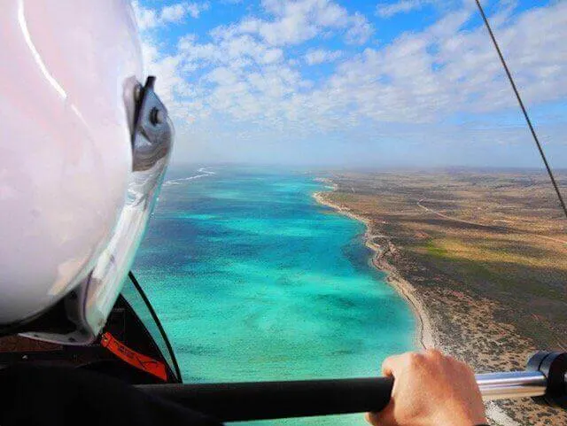 Mijn Grootste Avontuur Microlight Vlucht Boven Ningaloo Reef In West-Australië-001