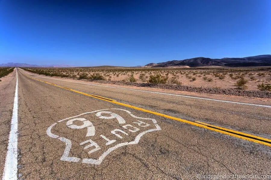 Sign Route 66 California