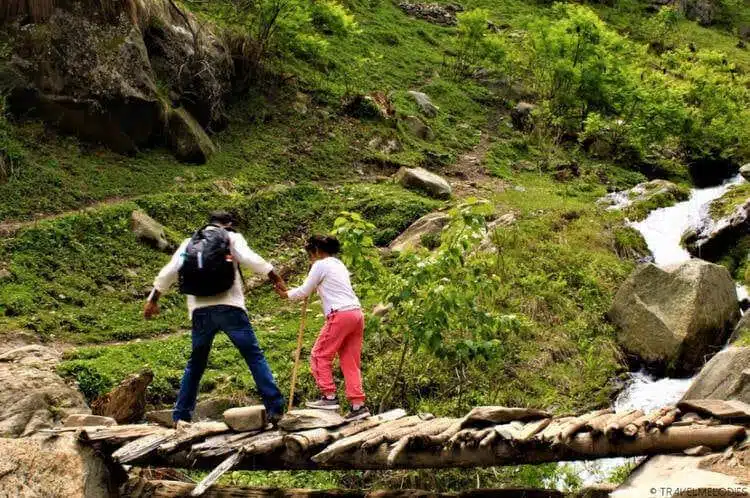 As Melhores Caminhadas Do Mundo - É Assim Que Atravessamos Pontes Estreitas Feitas De Troncos De Madeira!