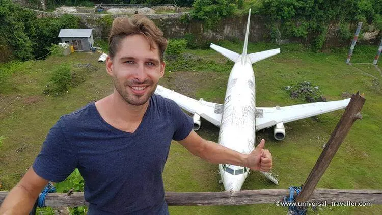 Vliegtuig Verlaten Bali