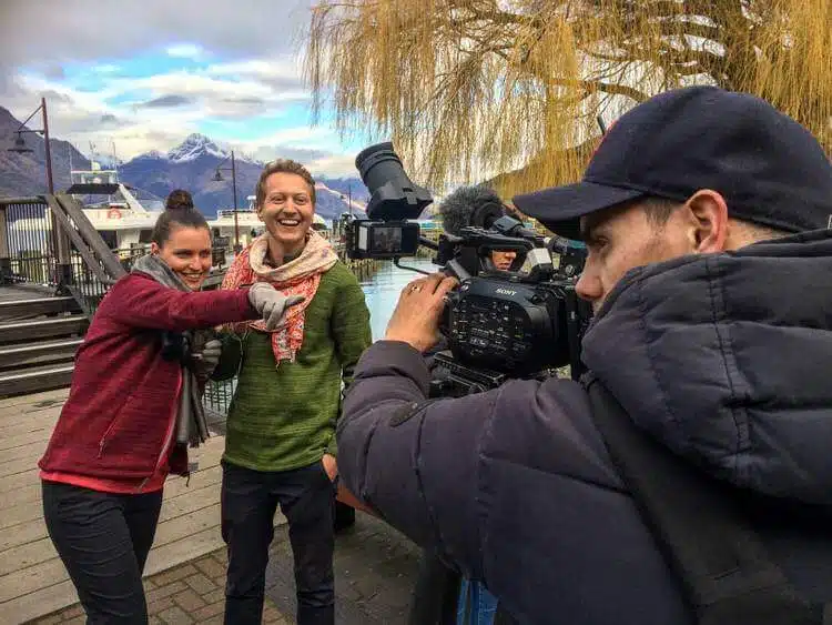 Rodaje De La CampañA Backpackagram Con La Oficina De Turismo De Nueva Zelanda