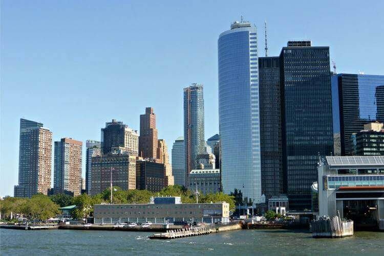 View Of Nyc From The Staten Island Ferry