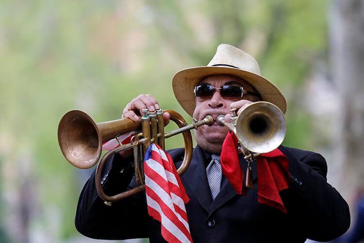 Jazz Dans Le Parc De Washington Square. Photo De Stuart Forster.