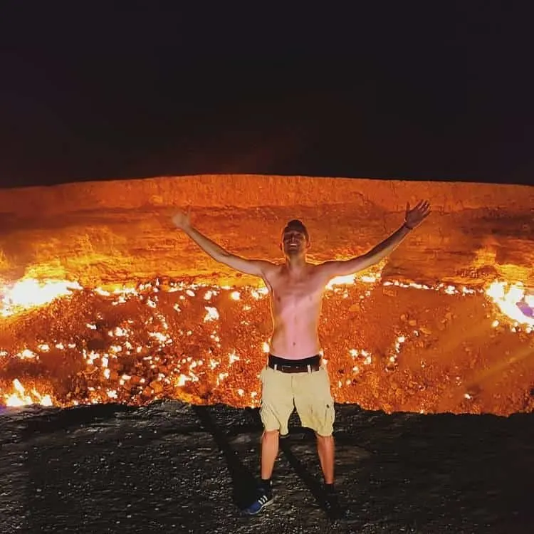Die Tür zur Hölle in Turkmenistan
