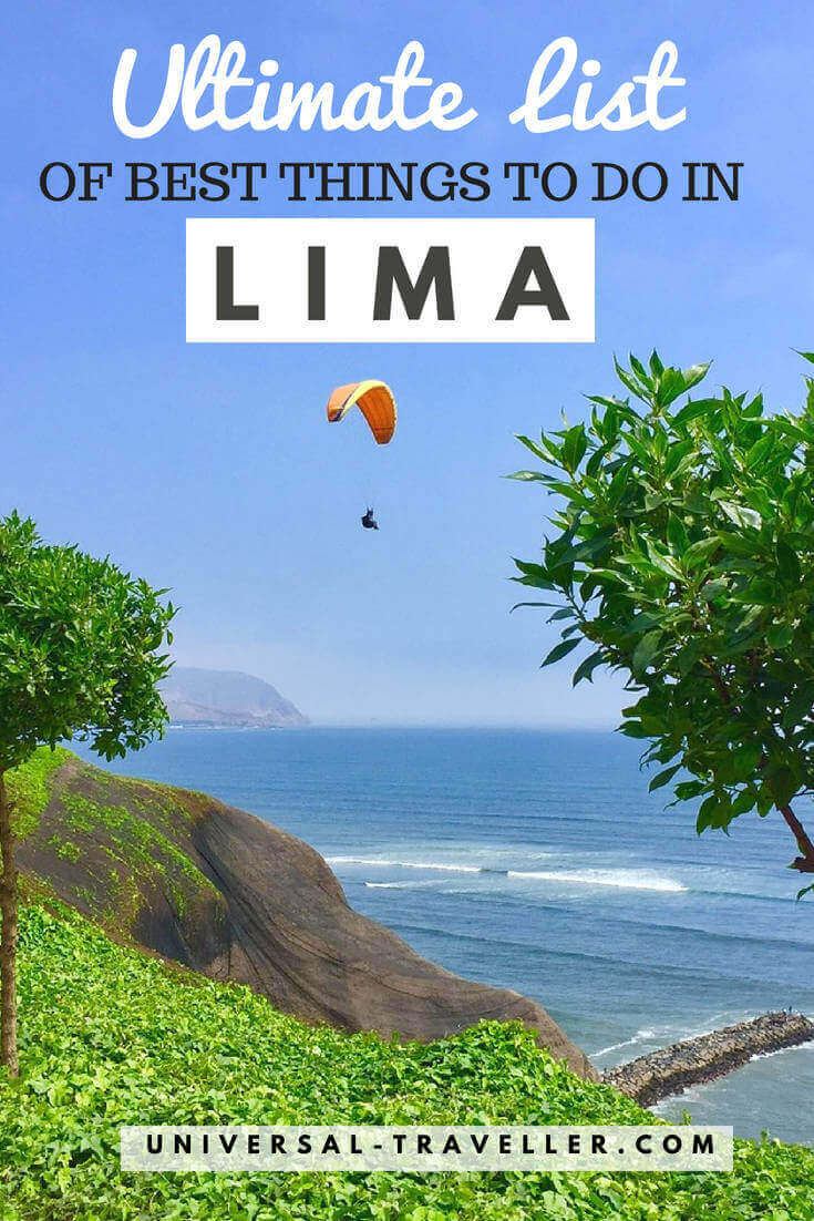 Plaatsen Om Te Bezoeken In Lima Peru