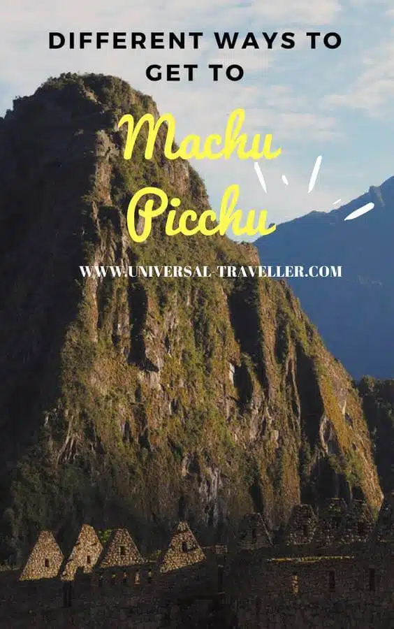 Different ways to get to Machu Picchu3