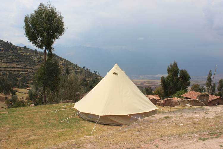 Attrazioni Turistiche Peruviane Campeggio Con La Tribù Dei Misiminay A Moray (Vicino A Cusco)