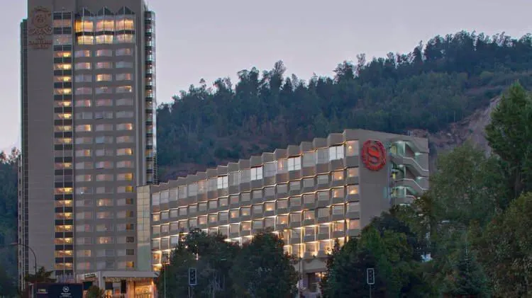 Santiago Chile Points Of Interest The Sheaton Santiago Hotel And Convention Centre