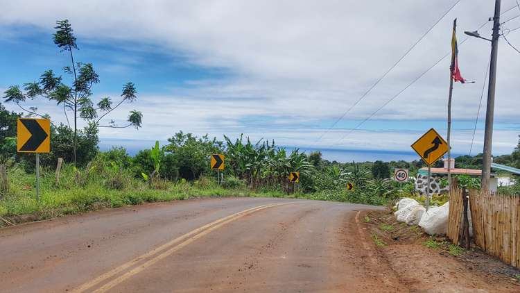 Radfahren Nach Playa Chino San Cristobal Galapagos Inseln