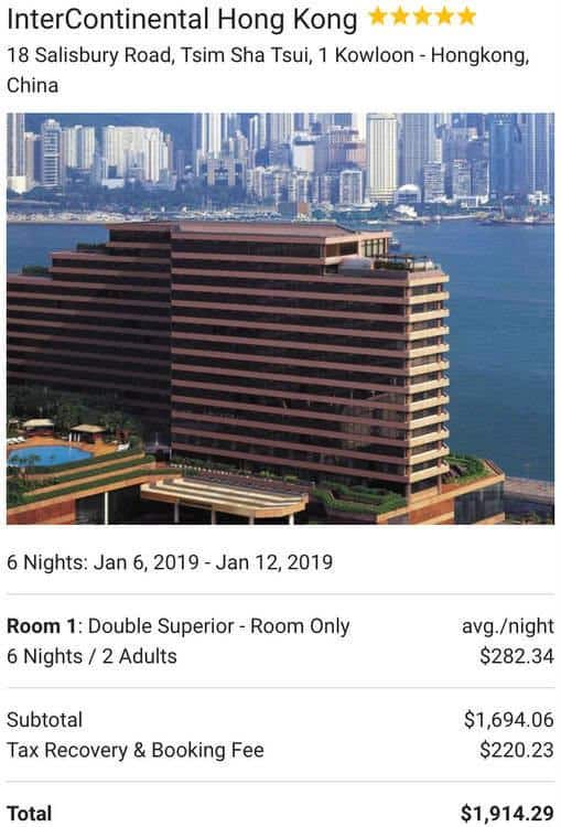 InterContinental Hong Kong v. C1H