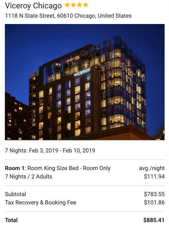 Viceroy Chicago v. C1H