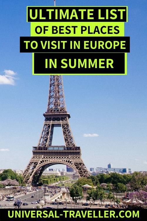 Plaatsen Om Te Bezoeken In Europa