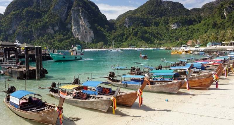 Come arrivare alle isole Phi Phi, Thailandia?