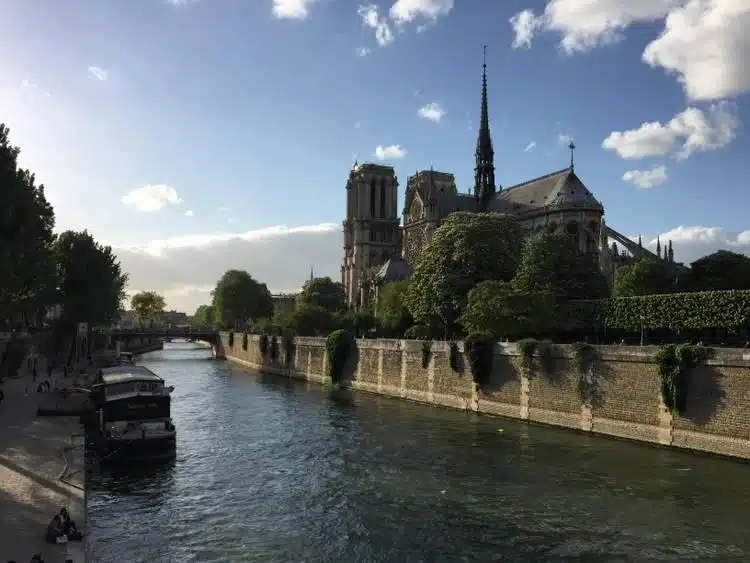 Cycling Along The Seine In Paris