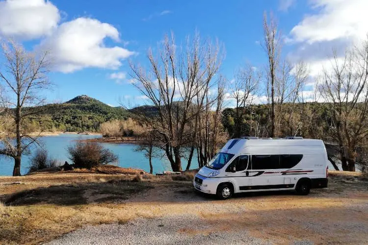 Vanlife Testtour Van Am Stausee 1