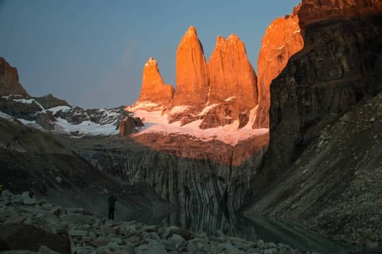 Senderismo en el Parque Nacional Torres del Paine, Patagonia