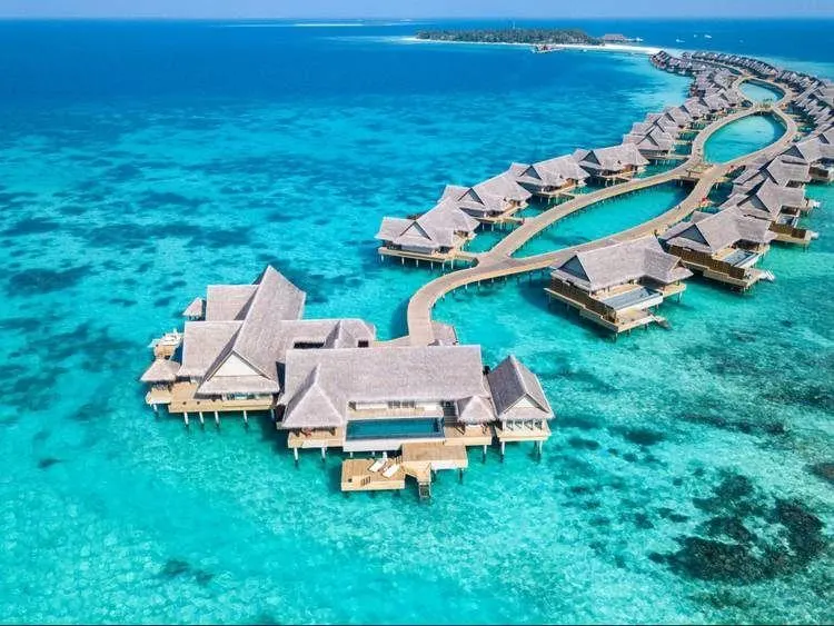 La Villa D'eau De Trois Chambres à Joali Maldives.