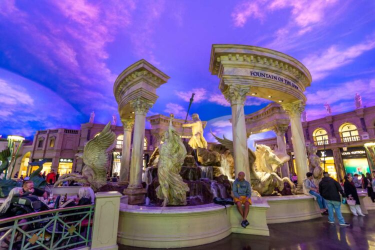Fontaine Des Dieux Las Vegas