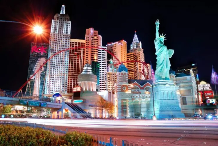 Skyline De Nova Iorque Em Las Vegas