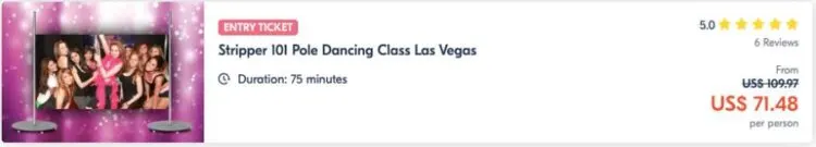 Stripper 101 Pole Dancing Class Las Vegas