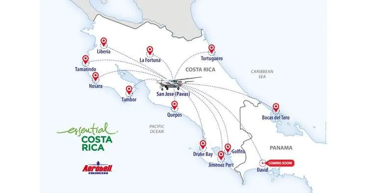 Domestic Flights Costa Rica Aerobell Airlines