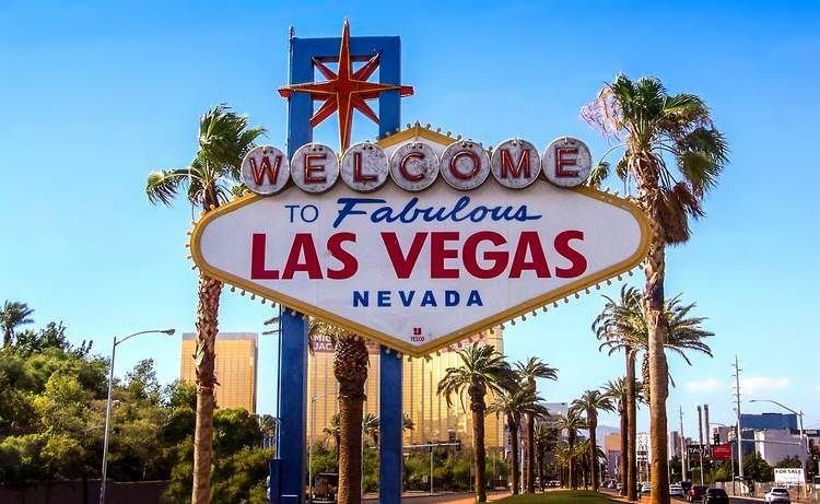 Welkom Las Vegas Bord Plezier In Las Vegas Met Een Budget