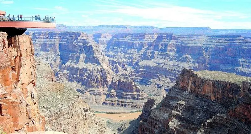 Grand Canyon West Rim Skywalk Helicopter And Boat Add Ons