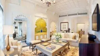 Peacock suite at The Taj Mahal Palace