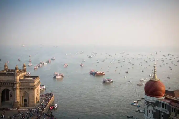 Vue Depuis Une Chambre Du Taj Mahal Palace