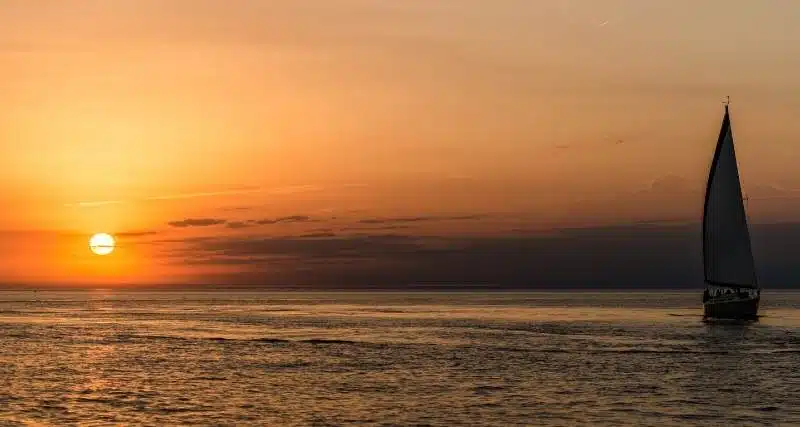 Sunset Sailing In Tamarindo Costa Rica