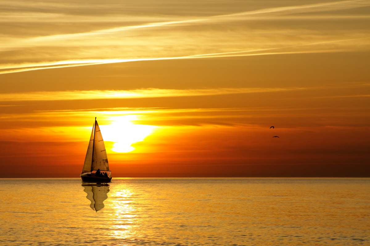 Zeilen Bij Zonsondergang Tamarindo