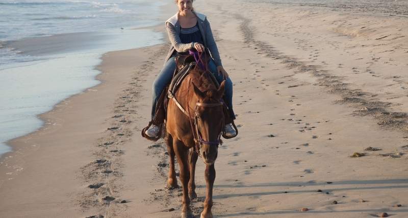 Horseback Riding At Puerto Viejo Costa Rica Beach 1