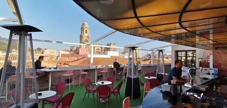 Larios terrace Malaga