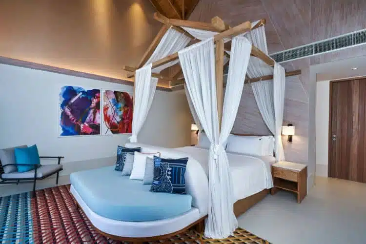 Eine Reise zu den schönsten Hotelzimmern: Sweet Suite Dreams 13 Hard Rock Hotel Maldives_RockStarVilla_280_Bedroom