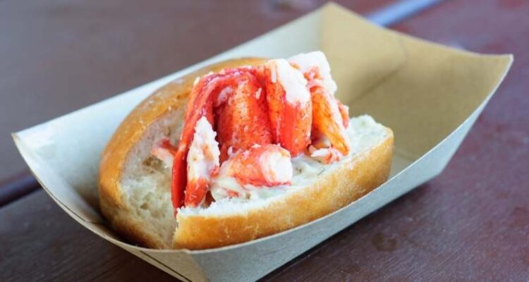 Traditional Boston Food Lobster Roll