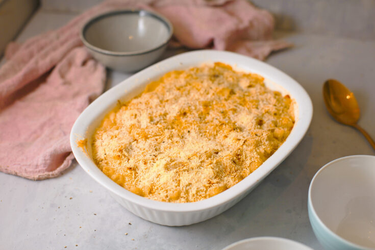 Baked Vegan Mac And Cheese Landscape