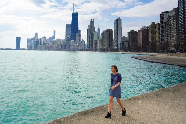 Une Photo De La Plage De North Avenue à Chicago